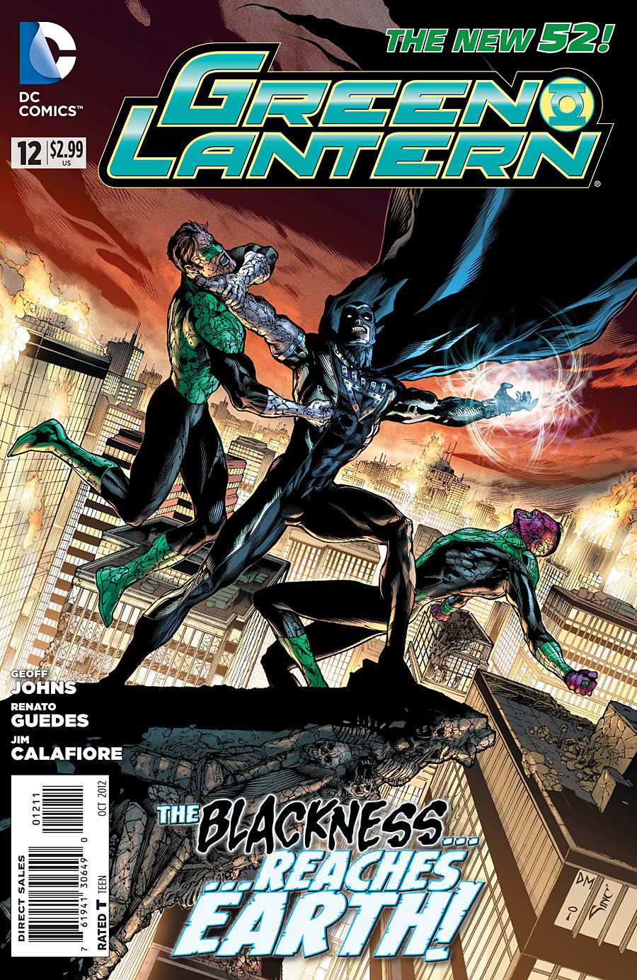 Issue 12 cover for Green Lantern