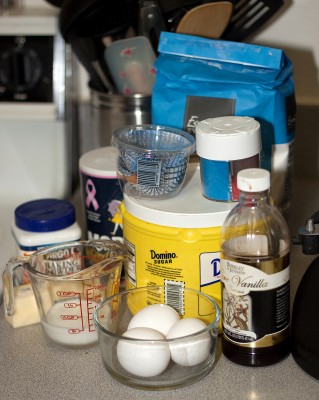 Cupcake Batter Ingredients