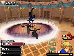 Axel and Roxas fighting