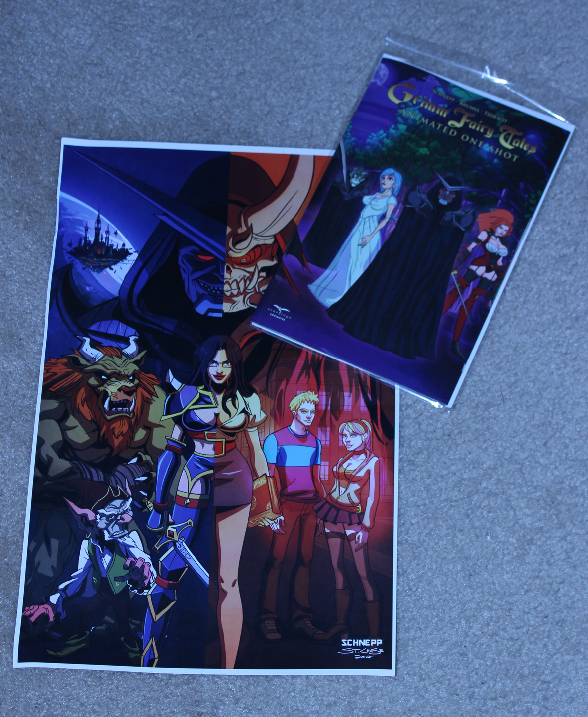 Print and Comic for Grimm Fairy Tales Animated Series