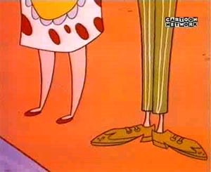 Cow and Chicken Parents Mom and Dad's legs from Cow and Chicken