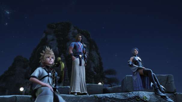 Ventus, Terra, and Aqua from the Opening of Kingdom Hearts Birth By Sleep