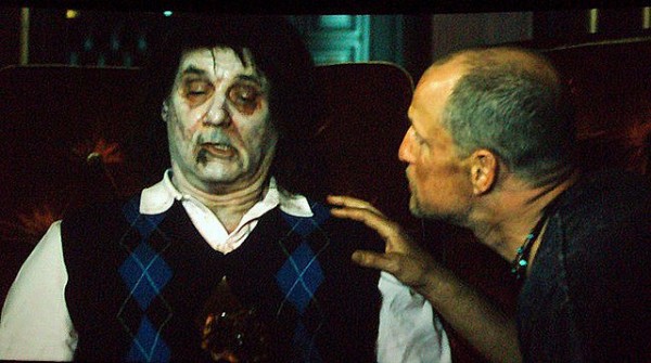 Bill Murray in zombie makeup from Zombieland