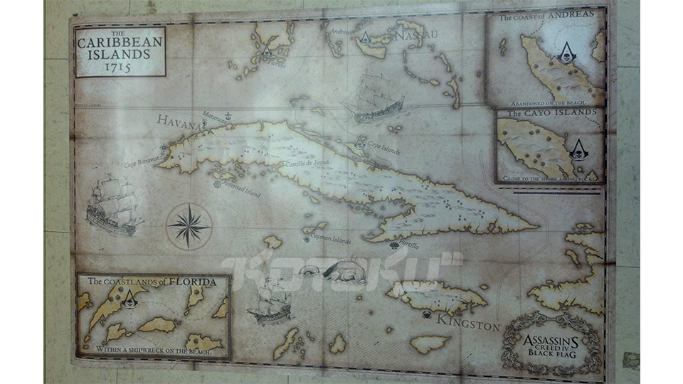 Map for Assassin's Creed IV Black Flag