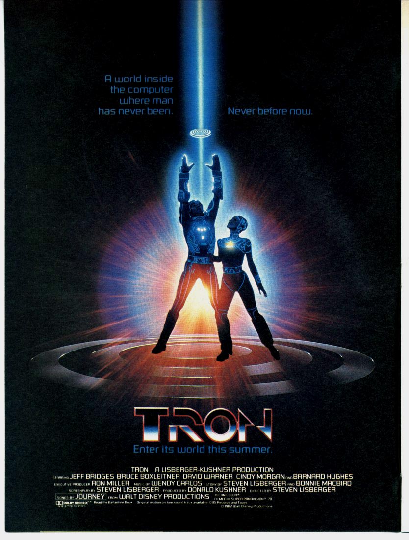 Poster for the original Tron