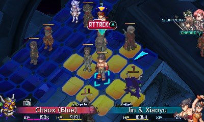 Project X Zone Grid