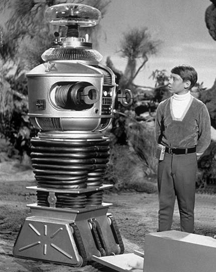 Robot and Will Robinson from Lost in Space
