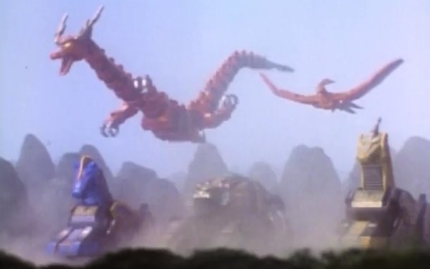 The Thunderzords introduced in the Mighty Morphin Power Rangers The Mutiny